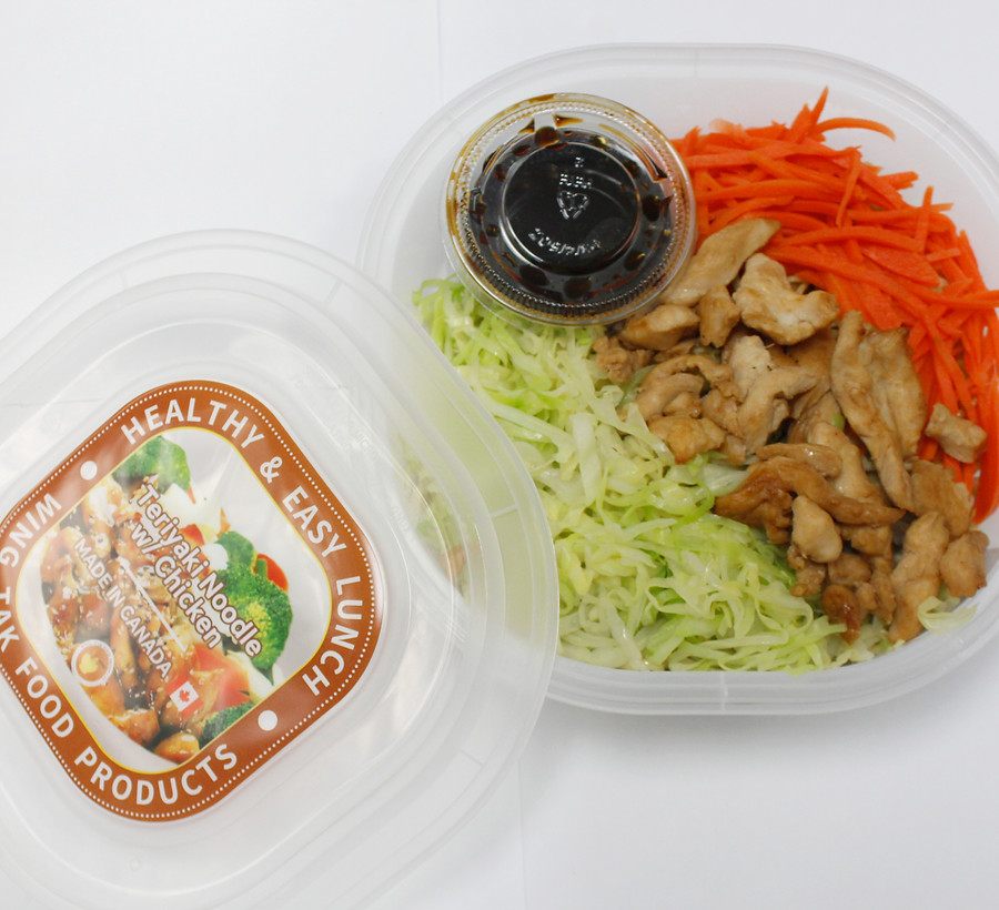 Teriyaki Noodle with Chicken — Wing Tak frozen ready-to-eat meal
