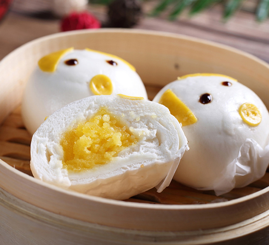 Walnut Bun dim sum from Wing Tak