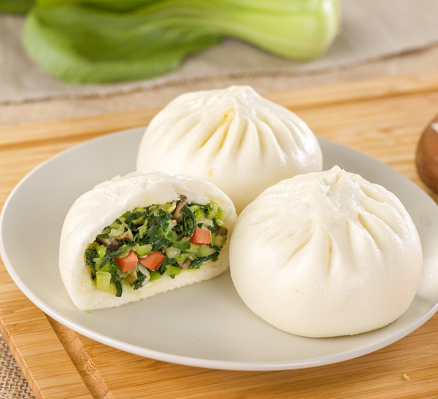 Vegetables Bun dim sum from Wing Tak